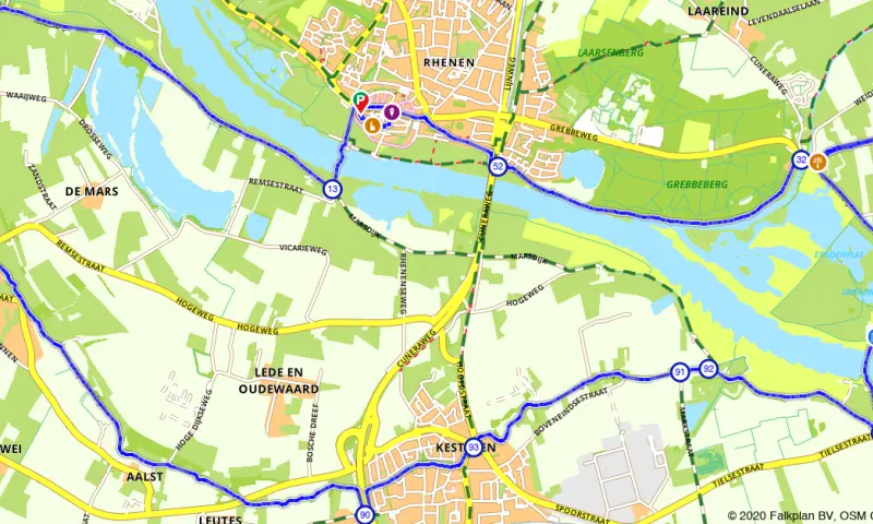 Route in Utrecht