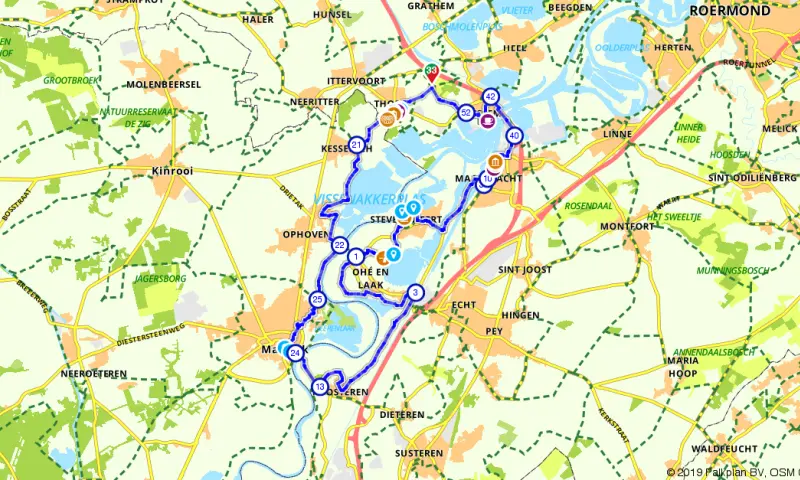 Route in Limburg