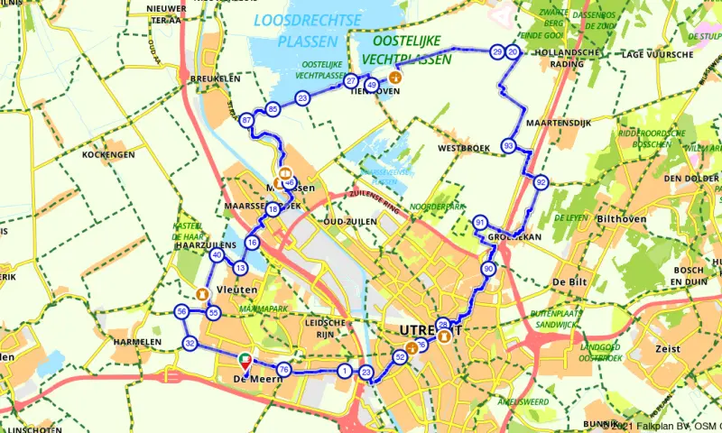 Vechtstreek route