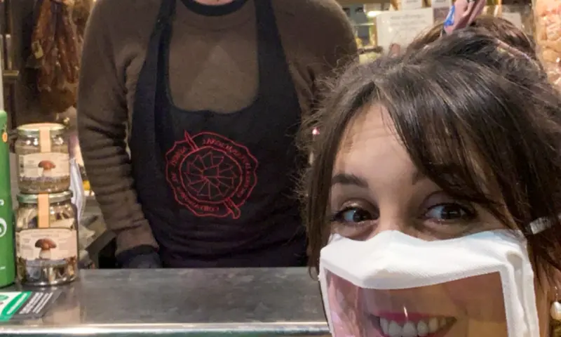 Koken met spaanse dame