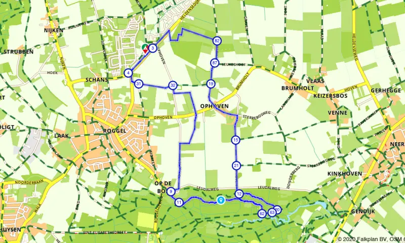 Route in Limburg