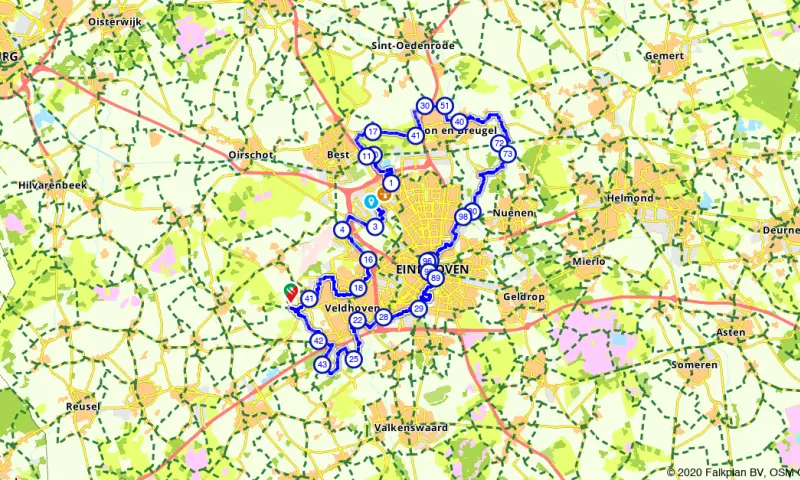 Route Noord-Brabant