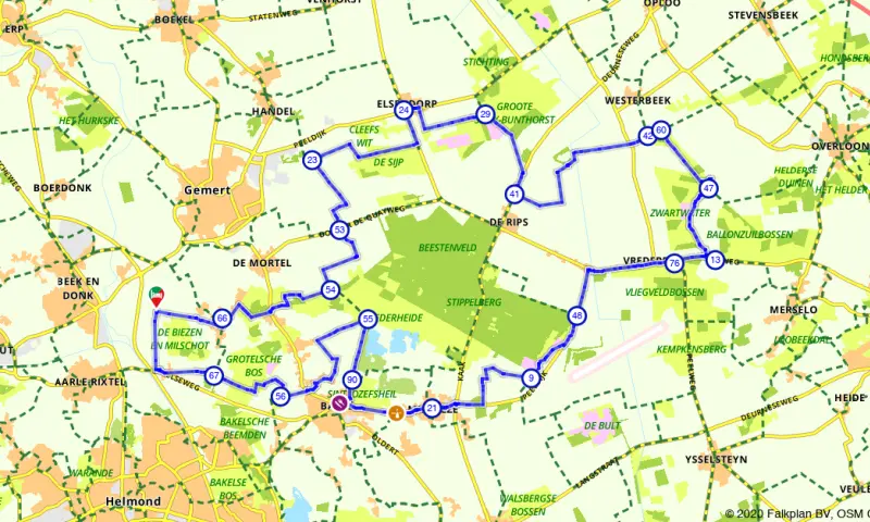 Route Noord-Brabant