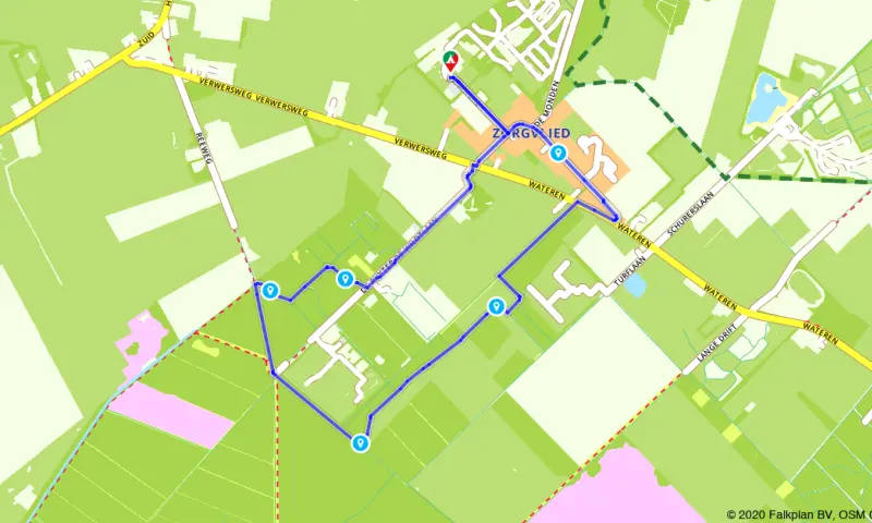 Route in Drenthe