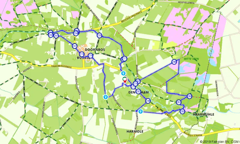Route in Overijssel