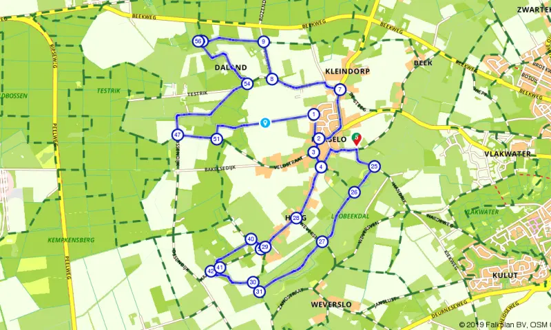 Route in Limburg