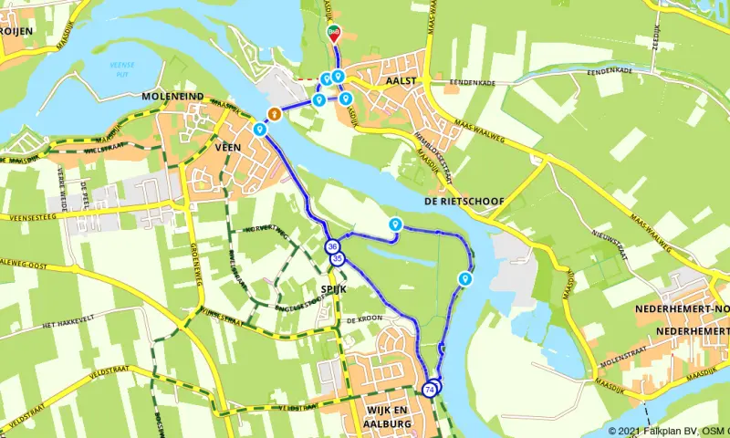 Route in Gelderland