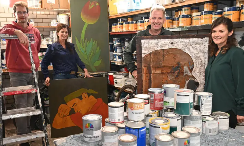 Wij schilderen met verfresten van schildersbedrijf Westerbeek