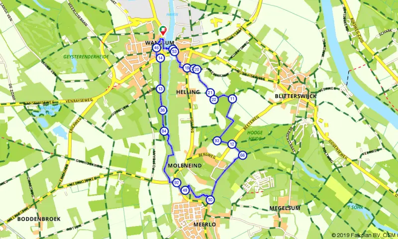 Route in Limburg