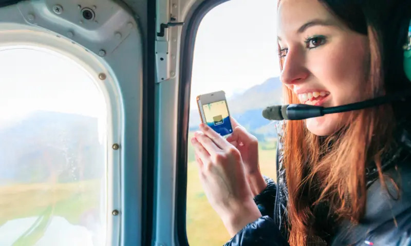 Helikoptervlucht Vluchtmaken