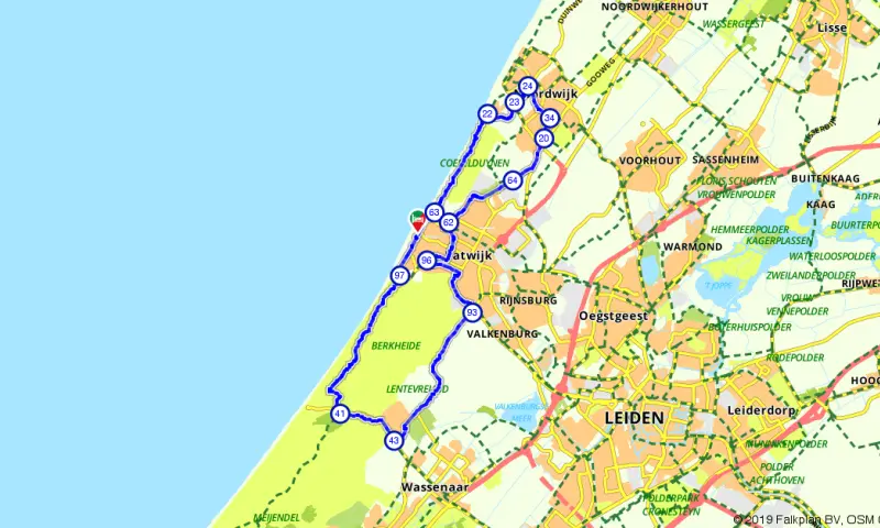Route Zuid-Holland