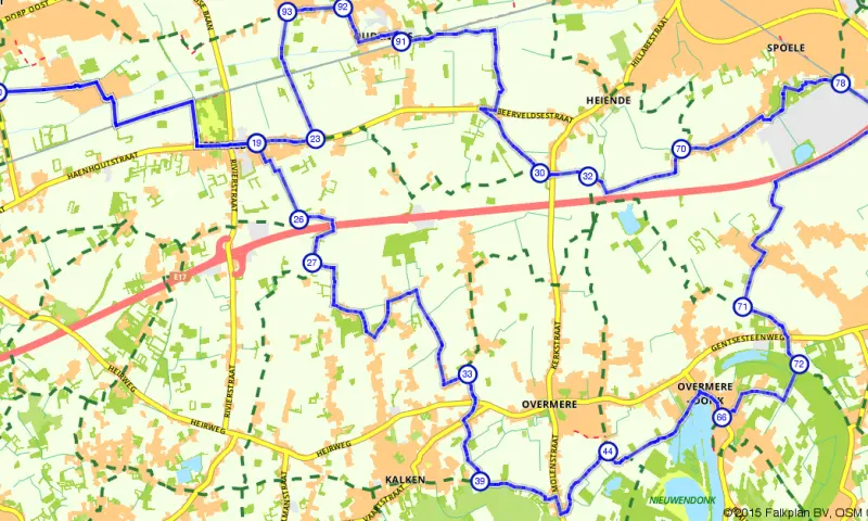 Route in het buitenland