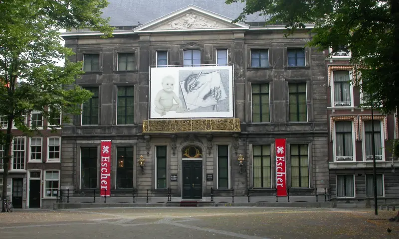 Escher in het Paleis van Koningin Emma