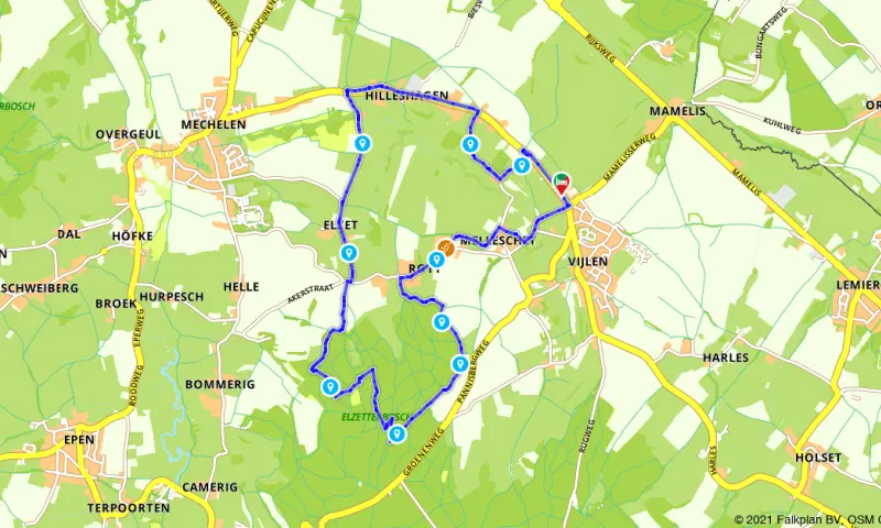Route in Limburg