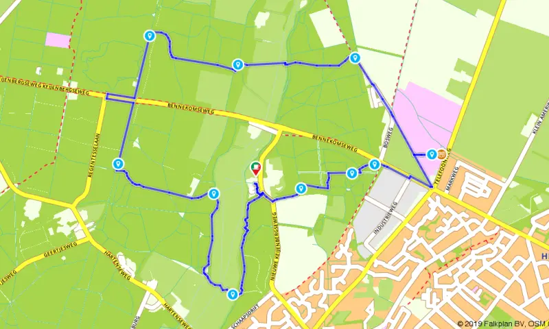 Route in Gelderland