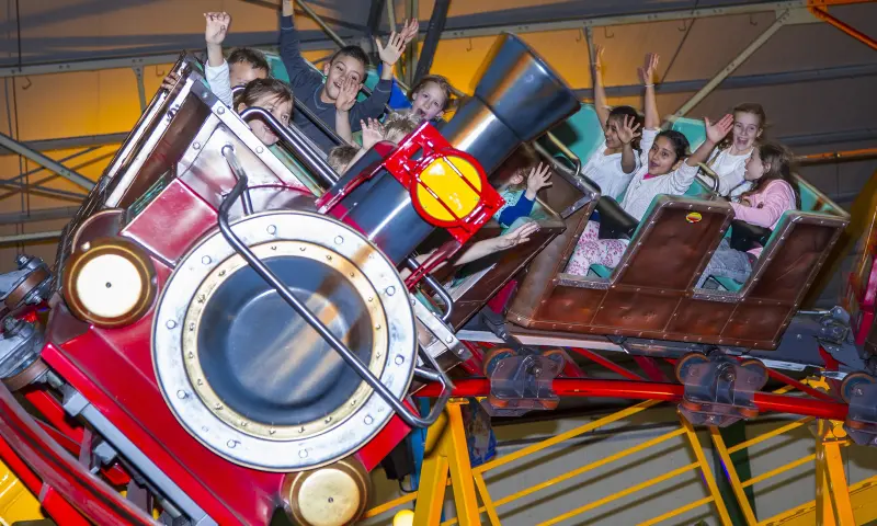 Bezoekers kinderstad