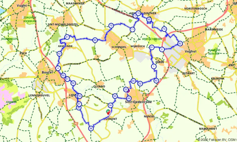 Route Noord-Brabant