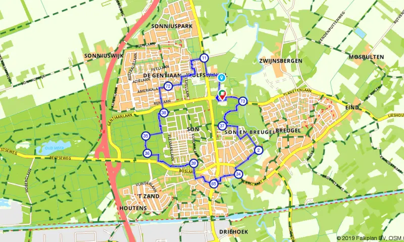Route Noord-Brabant