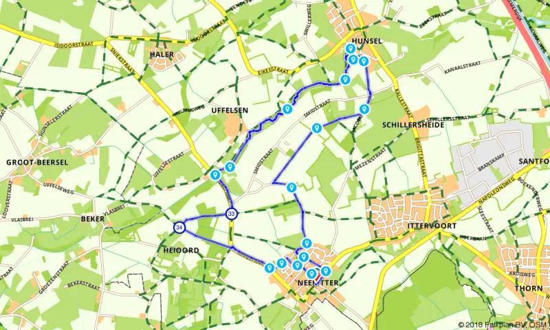 Route in Limburg
