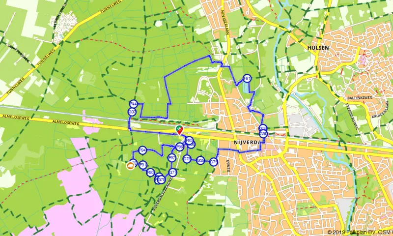 Route in Overijssel