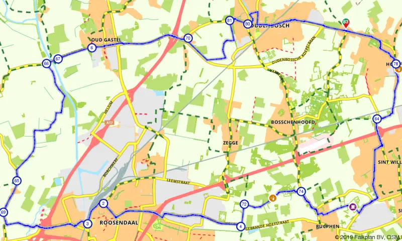 Route Noord-Brabant