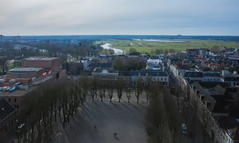 De Parade vanaf de toren gezien
