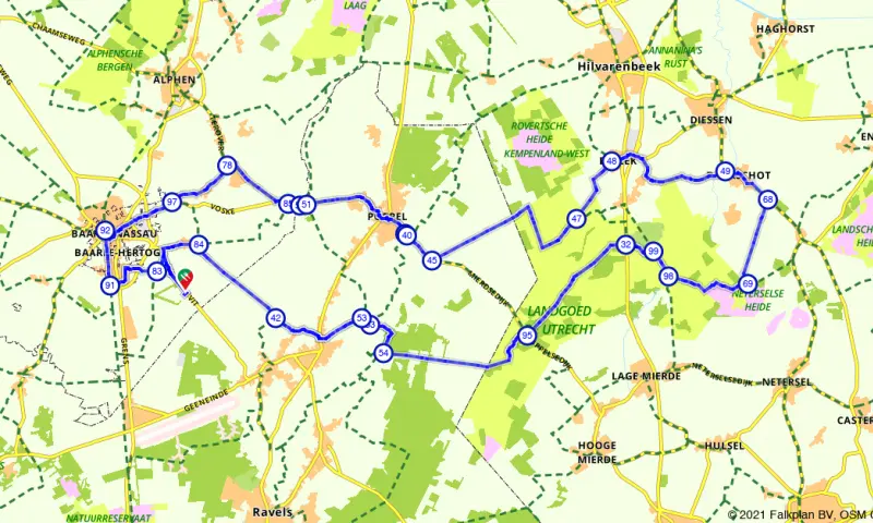 Route Noord-Brabant