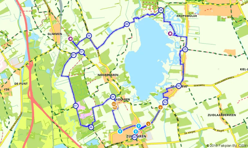 Route in Drenthe