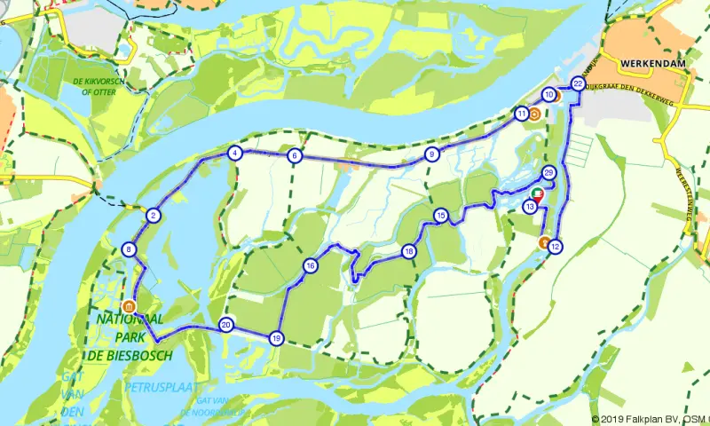 Een dagje door de Biesbosch fietsen