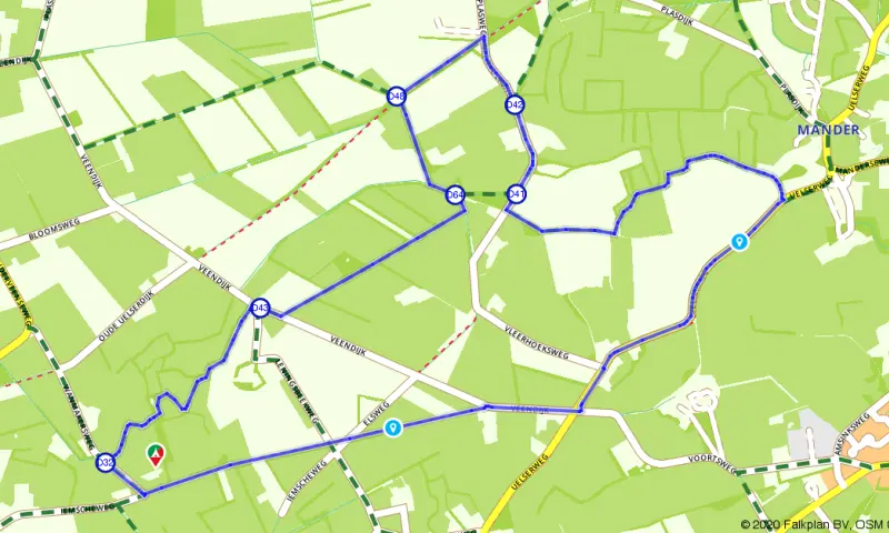 Route in Overijssel
