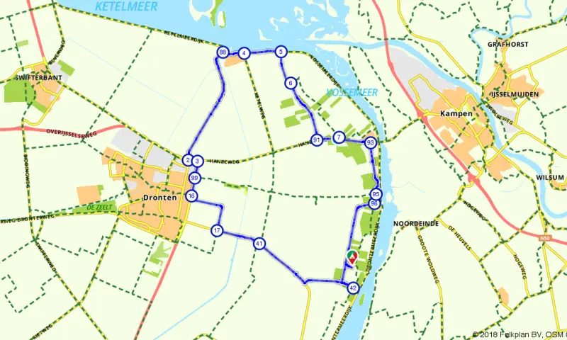 Flevoland route
