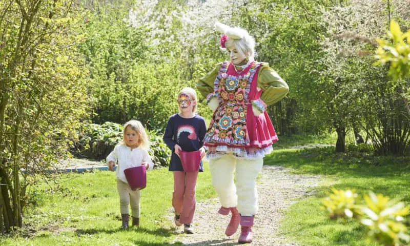 kinderen, paashaas, natuur