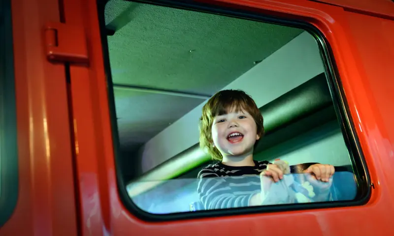 Kind in Auto