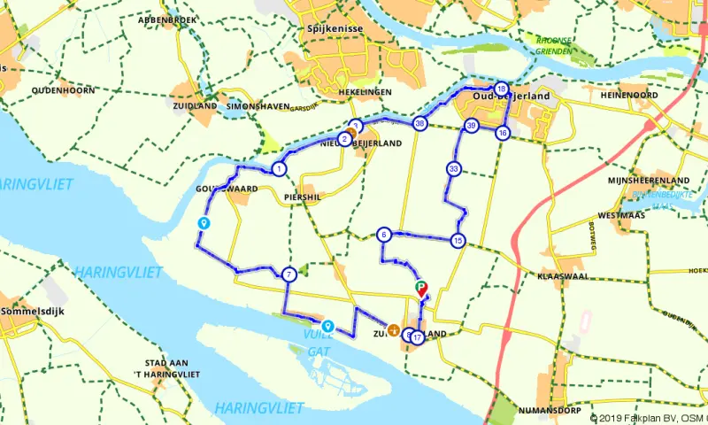 Route Zuid-Holland