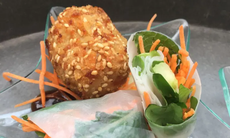 kroket van eend en gember