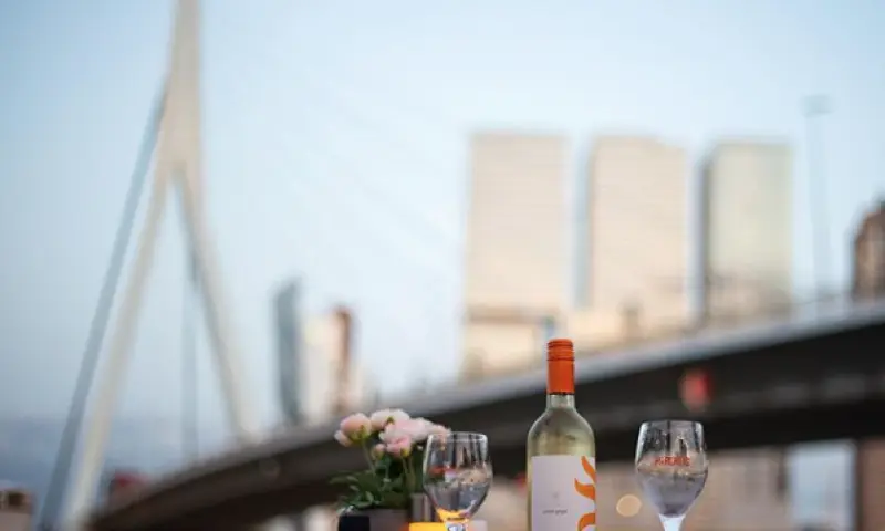 Terras  aan de maas
