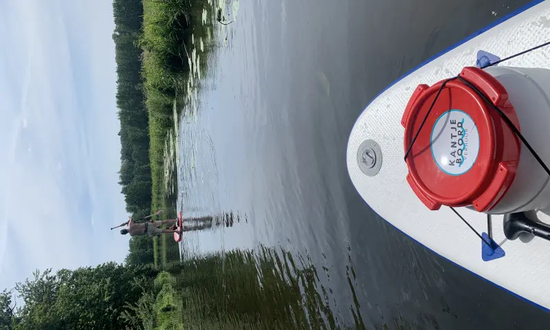 Suppen over het water