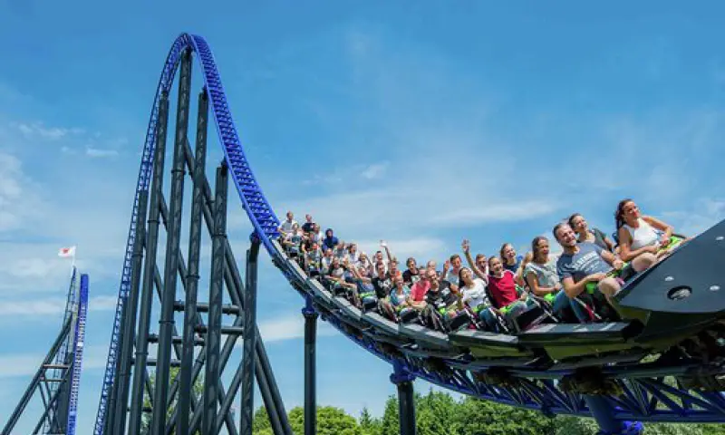 Achtbaan in Walibi Flevoland