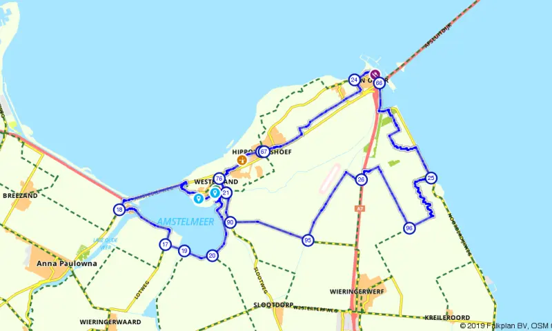 Amstelmeer route