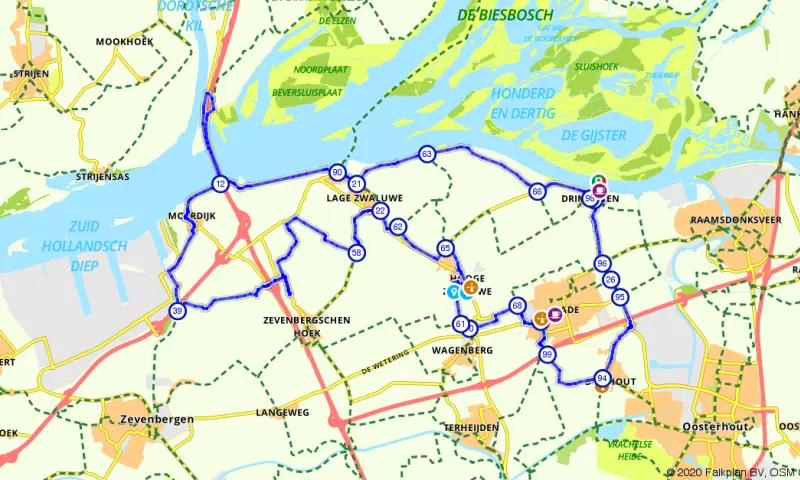 Mooie molens in de Prinsenpolder fietsen