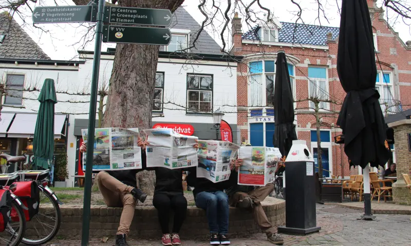 Achter de krant