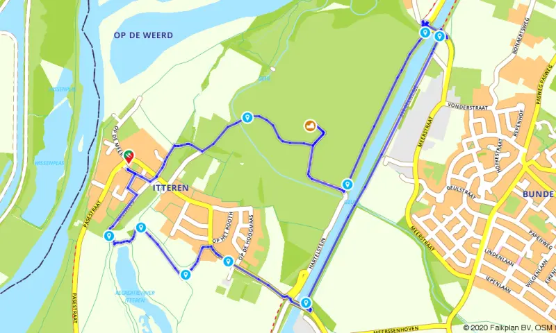 Route in Limburg