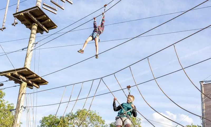 Vrij klimmen bij Klimpark Ravenstein