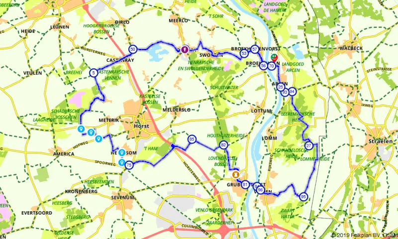 Route in Limburg