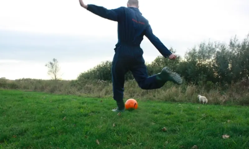 Voetgolf boerderijrecreatie