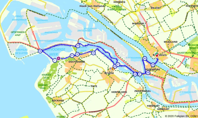 Route Maassluis