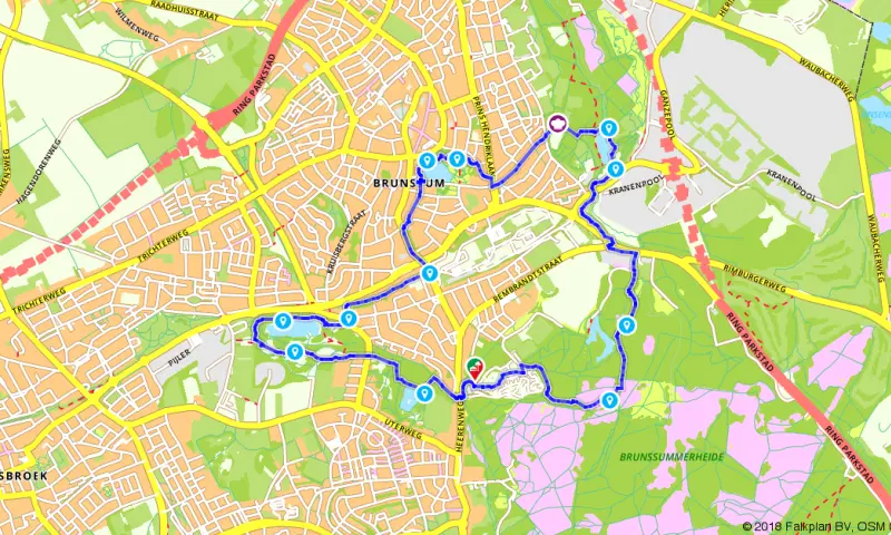 Route in Limburg