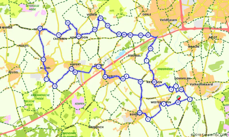 Route Noord-Brabant