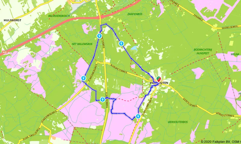 Route in Gelderland