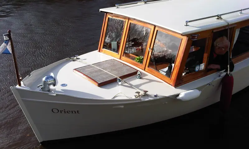 Boot tijdens het varen